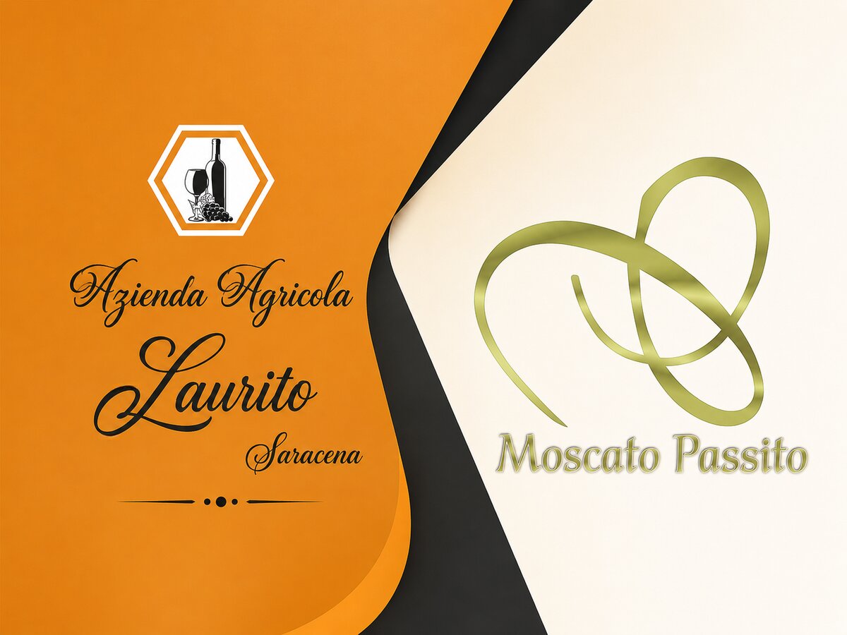 Biglietto da visita dell'Azienda Agricola Laurito, produttore di Moscato Passito di Saracena